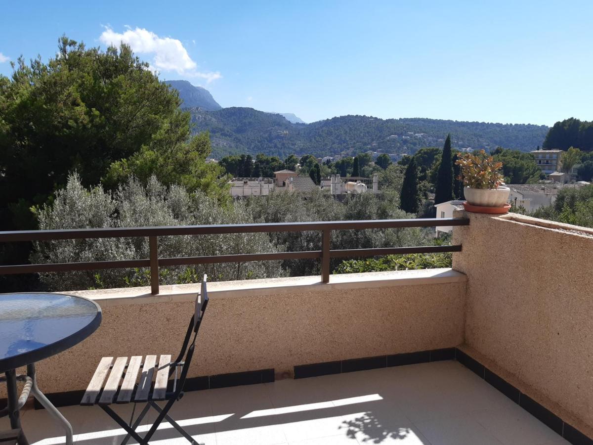 Moderno apartamento con vista a la montaña Puerto de Sóller Exterior foto
