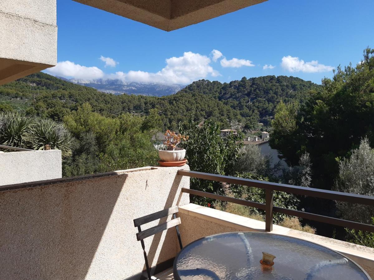 Moderno apartamento con vista a la montaña Puerto de Sóller Exterior foto